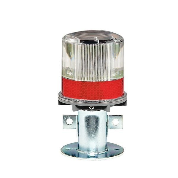 Warning Light, (4) LED, Blue, Solar NiMH