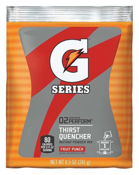 Sports Drink Mix Powder 8.5 oz., Fruit Punch
