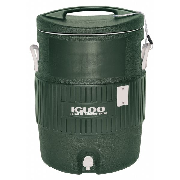 Beverage Cooler, 10 gal., Green