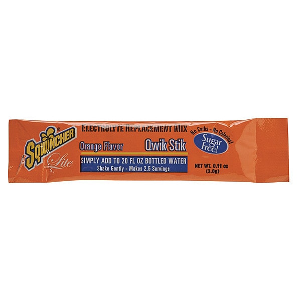 Quick Stiks, Sugar Free Drink Mix Powder, 20 oz Yield per 11 oz Pack, Fruit Punch, 50 Packs