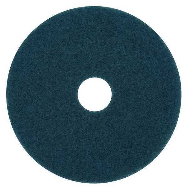 Scrubbing Pad, 16 In, Blue, PK5