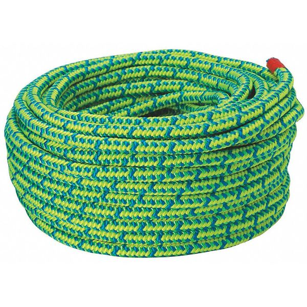 Climbing Rope, PES, 1/2 In. dia., 120 ft. L