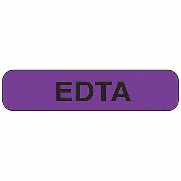 Label, 3/8 In. H, 1-1/2 In. W, PK1000, 141467