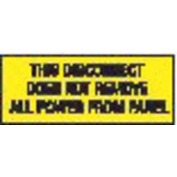 Lockout Label, 2-1/4 In. H, PK2, PVS0204C178Y
