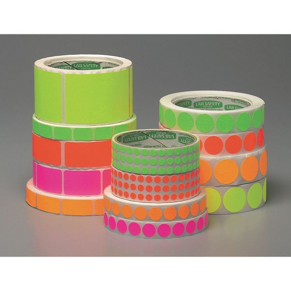 Blank Square Label Orange 1