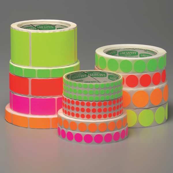 Blank Square Label Orange 1