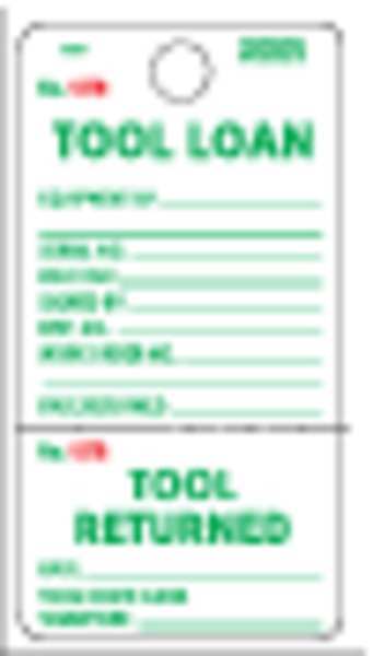 Notice Tag, 5-3/4 x 2-7/8 In, PK100