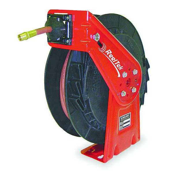 Spring Return Hose Reel, 1/2 in Hose Dia., 35 ft Length, 300 psi