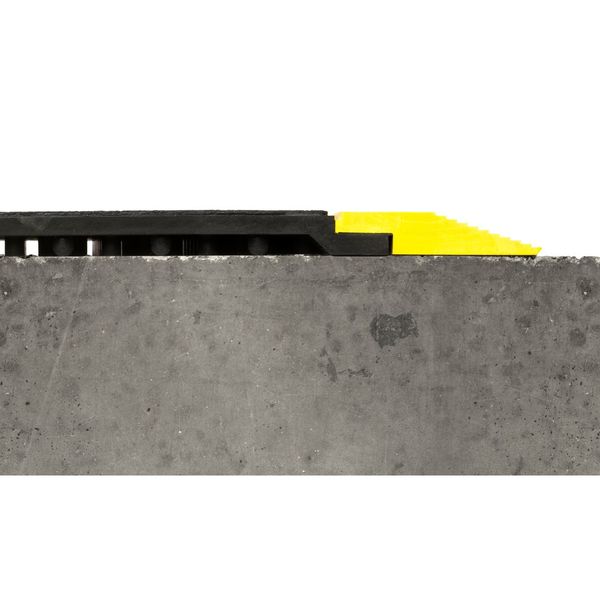 Interlocking Mat Edging Nitrile Rubber 3 ft 3 in 3 in 5/8 in