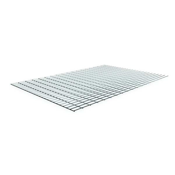 Decking, Steel Wire, 72 in W, 48 in D, Zinc, Zinc Finish, Gauge: 5