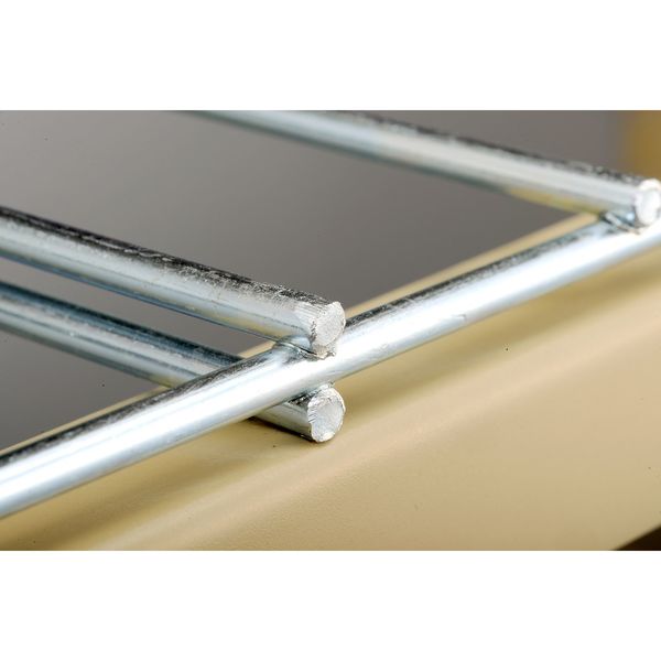 Decking, Steel Wire, 48 in W, 24 in D, Zinc, Zinc Finish, Gauge: 5