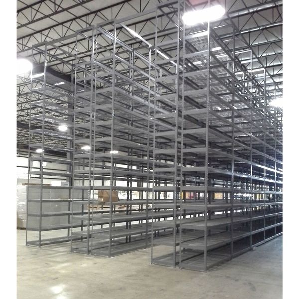Decking, Steel Wire, 48 in W, 48 in D, Zinc, Zinc Finish, Gauge: 5