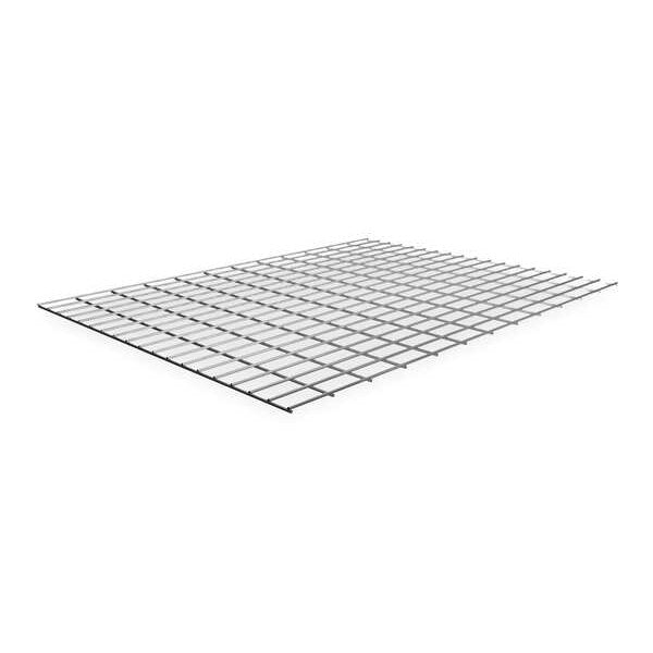 Decking, Steel Wire, 48 in W, 36 in D, Zinc, Zinc Finish, Gauge: 5