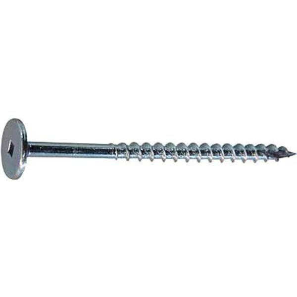 Wood Screw, #10, 3 15/16 in, Zinc Plated Steel Flat Head Torx Drive, 1000 PK