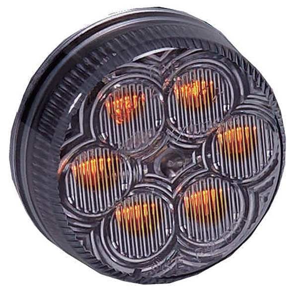Clearance Light, LED, Amber, Grommet, 2 Dia
