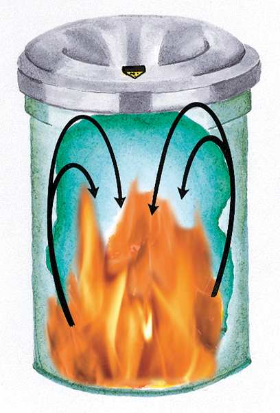 4-1/2 gal Round Trash Can, White, 12 in Dia, None, Aluminum