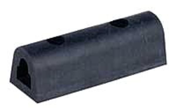 Bumper Guard, 6 x 2 x 2 In, Rubber