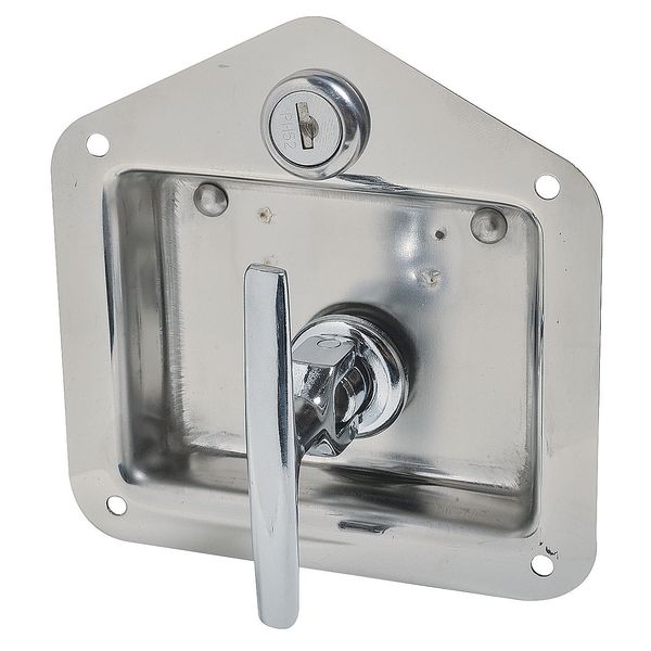 T-Latch, Twist to Unlatch, Stainless Steel