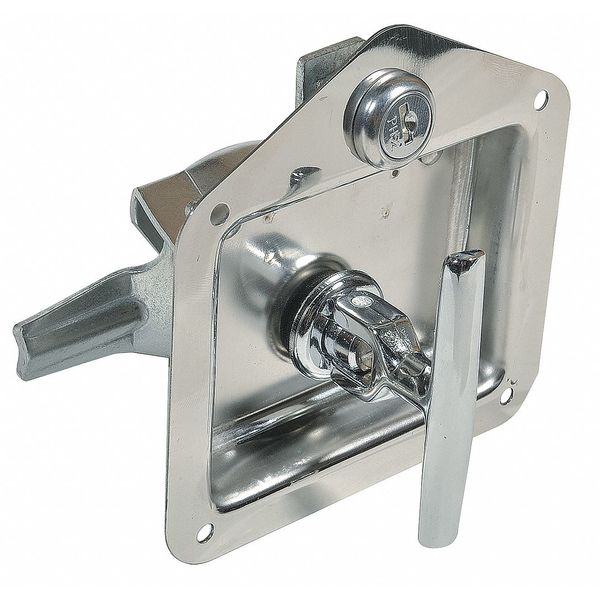 T-Latch, Twist to Unlatch, Stainless Steel