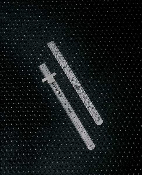 Flexible Steel Rule, 150x12mm