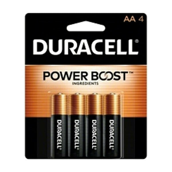 Coppertop AA Alkaline Battery, 1.5V DC, 4 Pack