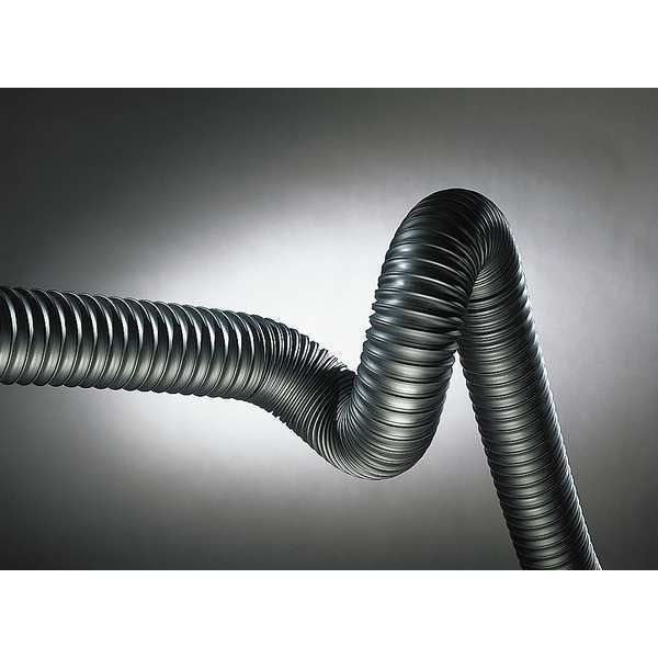 Ducting Hose, 8 In. ID, 25 ft. L, Rubber