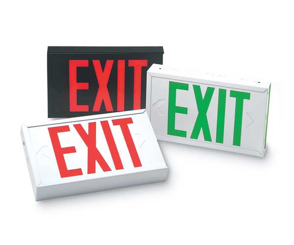 Ext Sgn, Stl, Wht, 12 21/64in, 1.7W