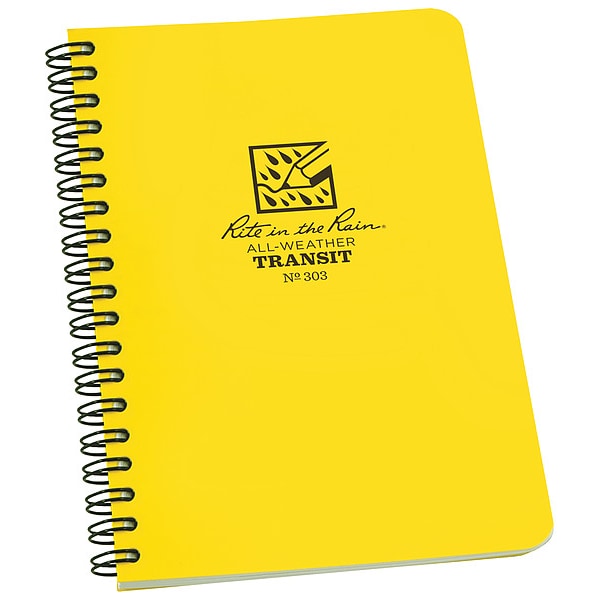 All Weather Notebook, Transit, 4-5/8x7 in.