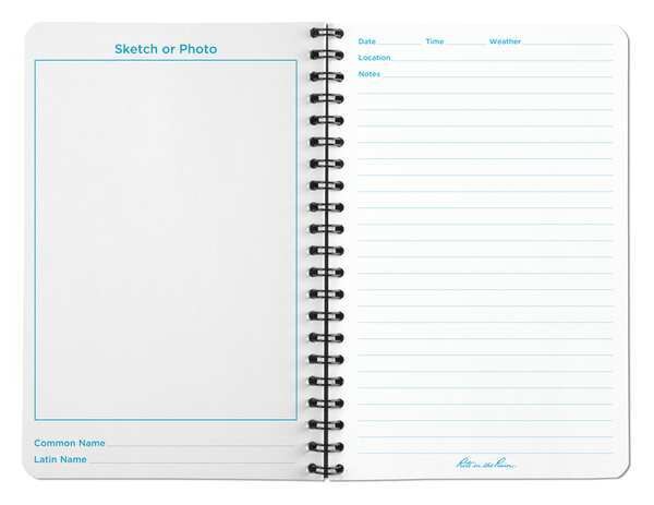 Field Book, Birder, 4-5/8 x 7In.