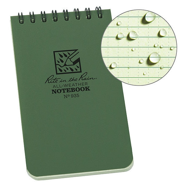 All Weather Memo Book, Universal, 3 x 5 In