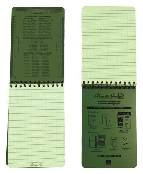 All Weather Memo Book, Universal, 4 x 6In.
