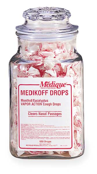 Cough Drops, Lozenge, 7.6mg, PK600
