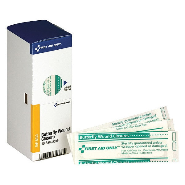 First Aid Kit Refill, Butterfly Wound Closures, 10 Per Box
