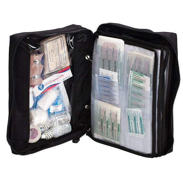 First Aid Survival Kit, Piece, Black