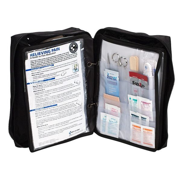 First Aid Survival Kit, Piece, Black