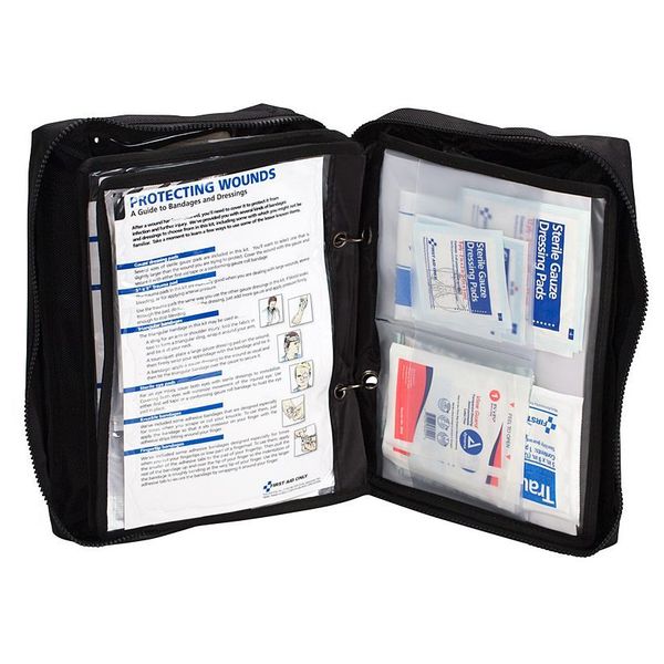 First Aid Survival Kit, Piece, Black