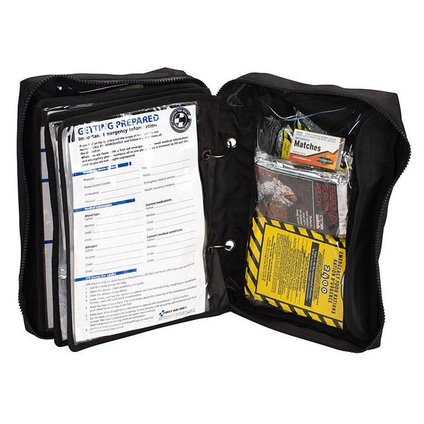 First Aid Survival Kit, Piece, Black