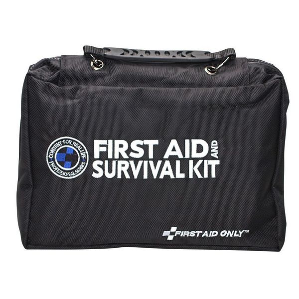 First Aid Survival Kit, Piece, Black
