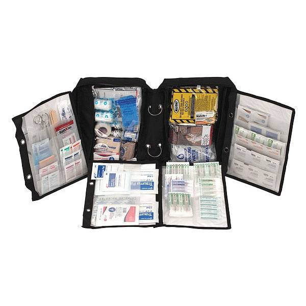 First Aid Survival Kit, Piece, Black
