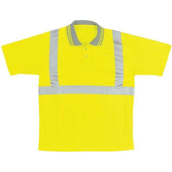 XL Polyester Polo Shirt, Lime