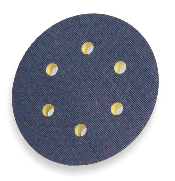 Hook-and-Loop Dsc Backup Pad, 5 Hole, 5D