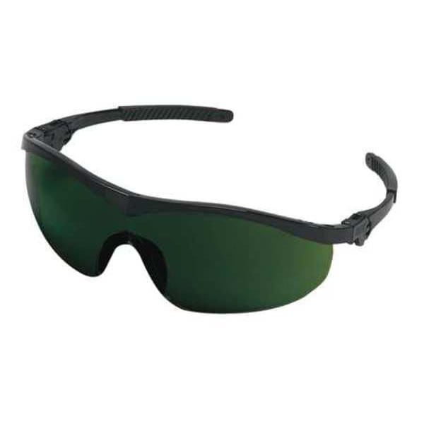 Safety Glasses, Wraparound Shade 5.0 Polycarbonate Lens, Scratch-Resistant