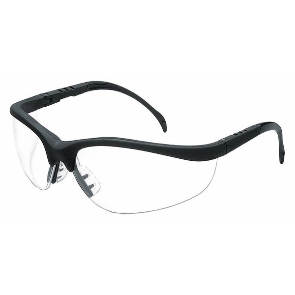 Safety Glasses, Wraparound Clear Polycarbonate Lens, Anti-Fog, Scratch-Resistant