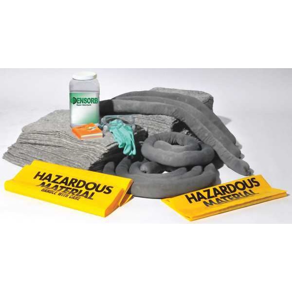 Spill Kit Refill, Chem/Hazmat, Brown