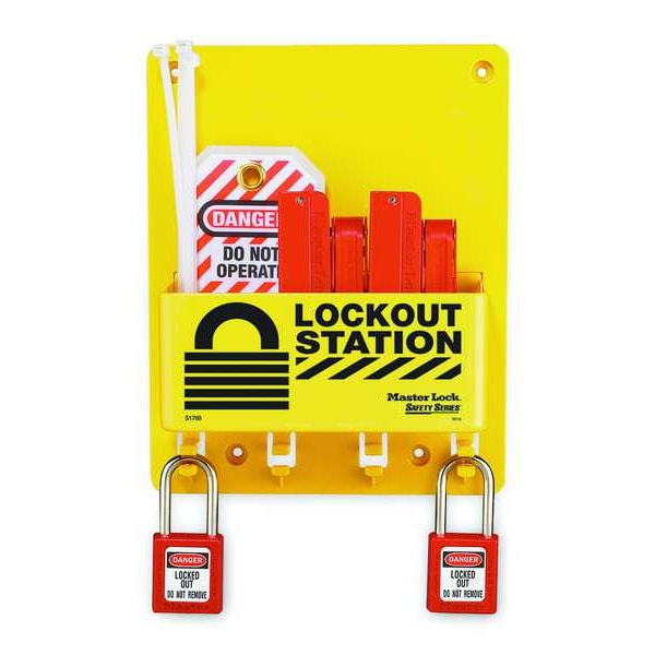 2-Lock Compact Lockout Center, Circuit Breaker Lockout