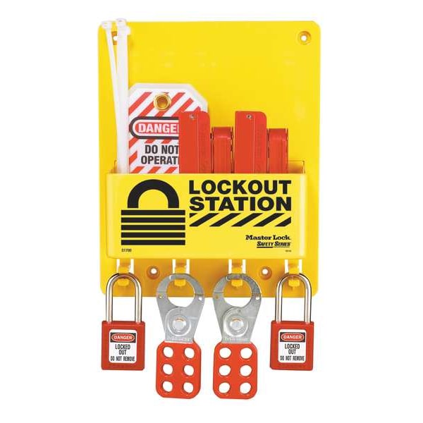 2-Lock Compact Lockout Center, Circuit Breaker Lockout