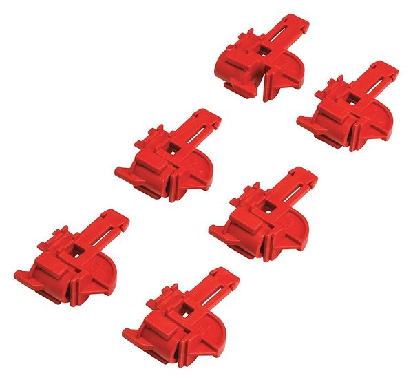 Fuse Lockout, Fits 9/16 in Fuses, PK6