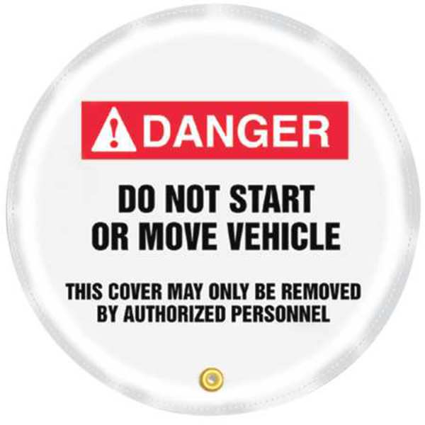 Danger Sign, 24 in H, 24 in W, Vinyl, English, KDD737
