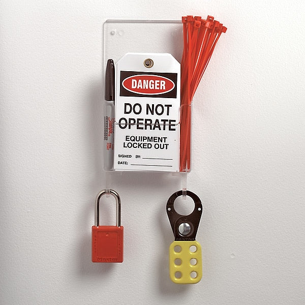 Prinzing Tag Hldr, 8-3/4 x 4-1/4 In, Clear