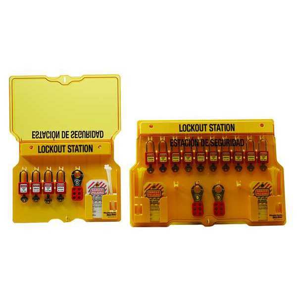 Lockout Station, 10 Locks, Keyed Diff
